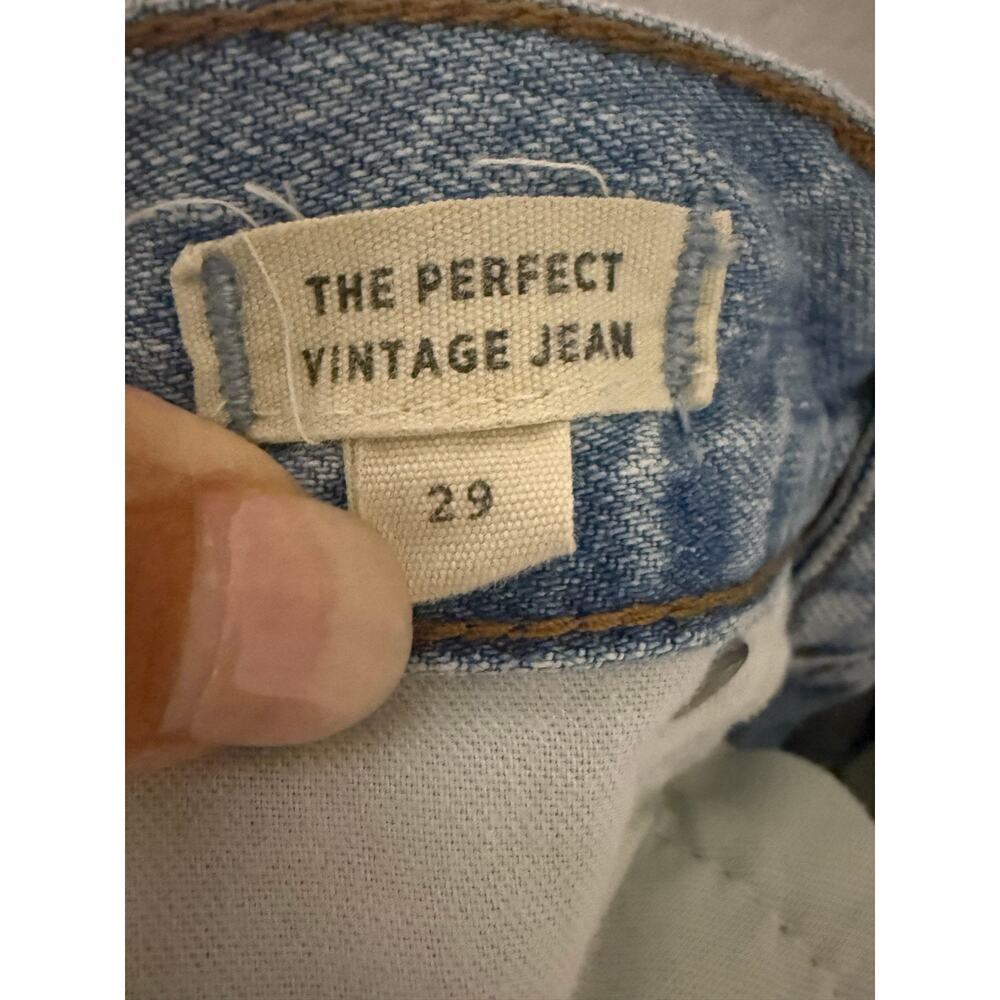 Madewell The Perfect Vintage Jean Women’s Size 29 Light Wash High Rise Cotton - Picture 6 of 8